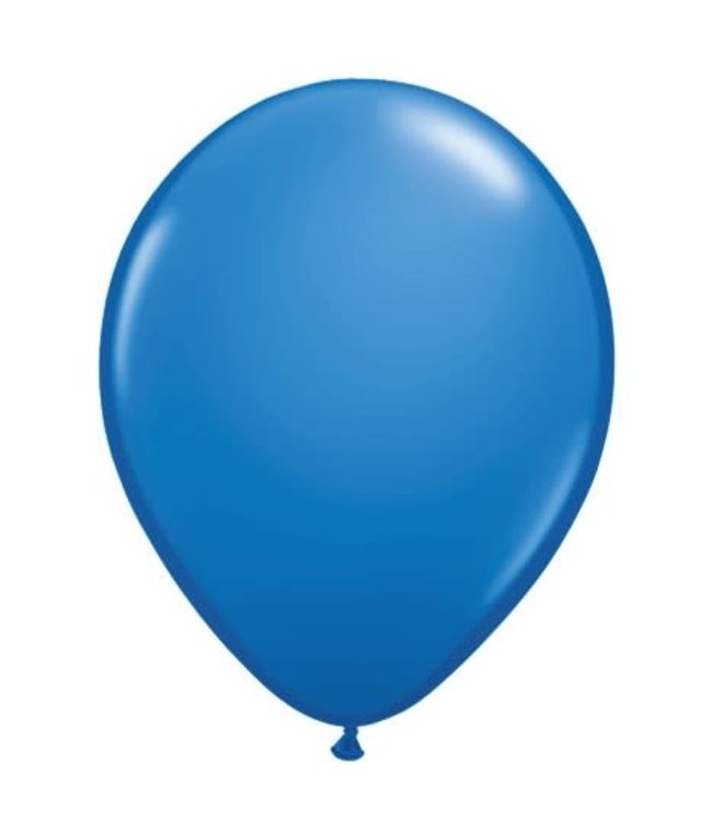 Qualatex 16 Inch Qualatex Round Latex Balloons 50 ct-Dark Blue