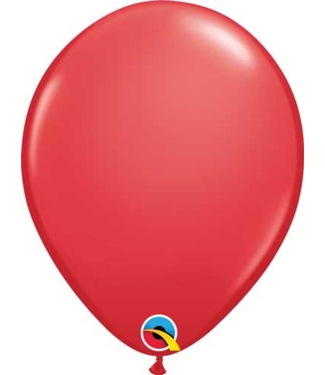 Qualatex 16 Inch Qualatex Round Latex Balloons 50 ct-Red