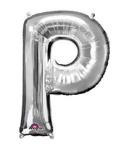 Anagram 34 Inch Balloon Letter P Silver