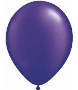 Qualatex 5 Inch Qualatex Pearl Latex Balloons 100 ct-Pearl Purple