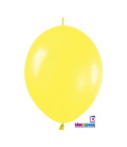 Betallic 12 Inch Betallic Linkoloon Latex Balloons-Yellow