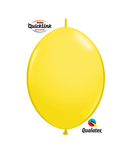 Qualatex 12 Inch Qualatex Qlink Latex Balloons 50 ct-Yellow