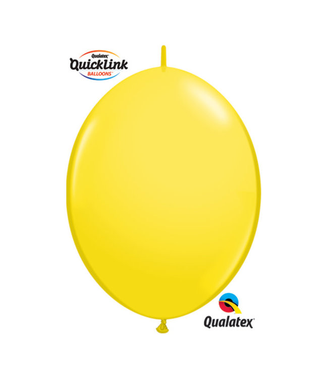 Qualatex 12" Qltx Qlink Latex Balloons 50ct - Yellow