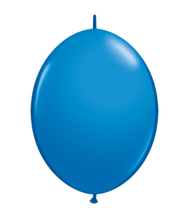 Qualatex 12 Inch Qualatex Qlink Latex Balloons 50 ct-Dark Blue