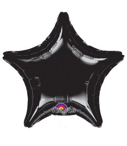 Anagram 32 Inch Mylar Balloon Star-Flat Black