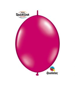 Qualatex 12 Inch Qualatex Qlink Latex Balloons 50 ct-Jewel Magenta