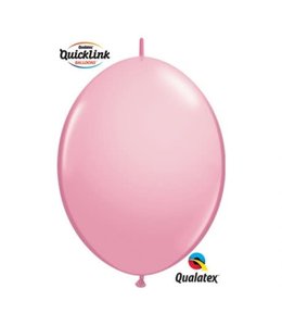 Qualatex 12 Inch Qualatex Qlink Latex Balloons 50 ct-Pink