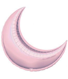 Anagram 26 Inch Mylar Balloon Crescent Pastel Pink