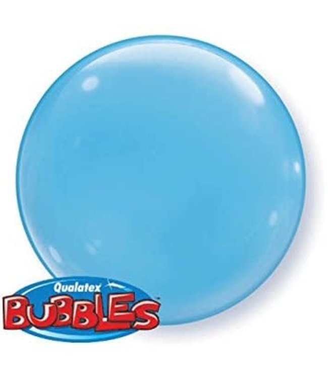 Qualatex 15" Solid Color Bubble Balloon 1pc - Pale Blue