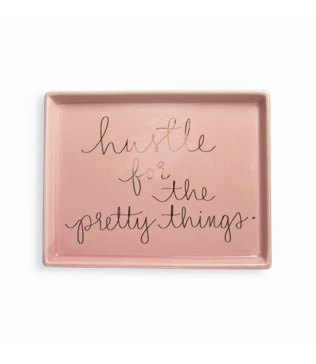 Eccolo Trinket Tray Pink - Hustle For Pretty Things
