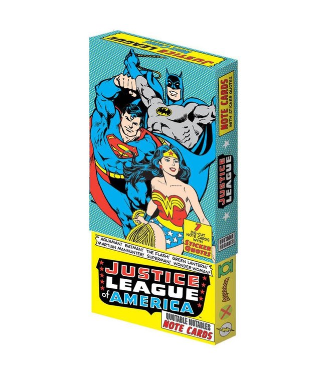 The Unemployed Philosophers Guild Boxed Set of 7 Cards-Justice League