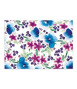Learning Resources Drawer Liners - Blue/Purple Floral