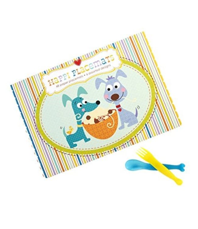 Two's Company Happy Placemat Paper Book