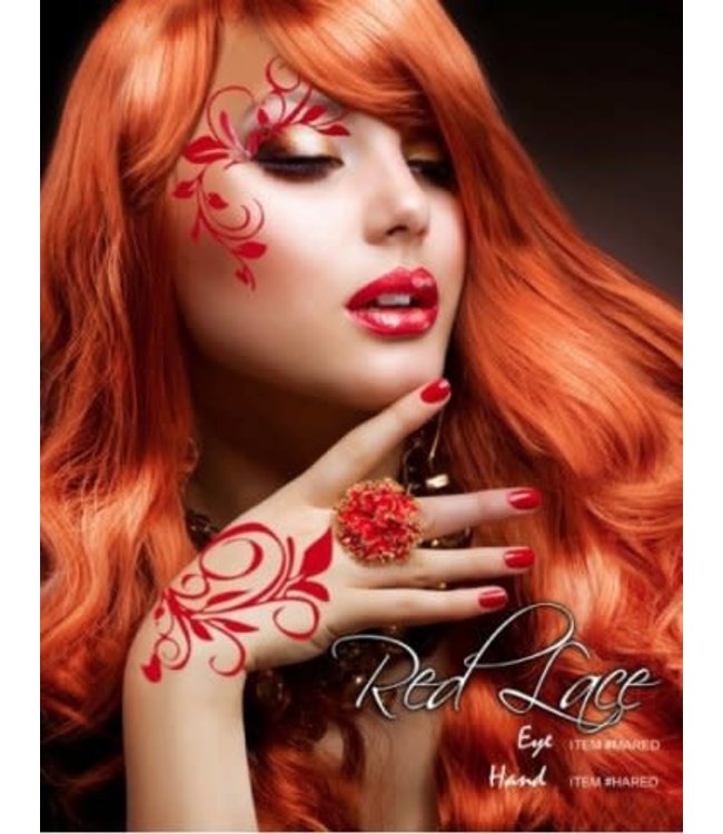 Xotic Eyes Red Lace Hand