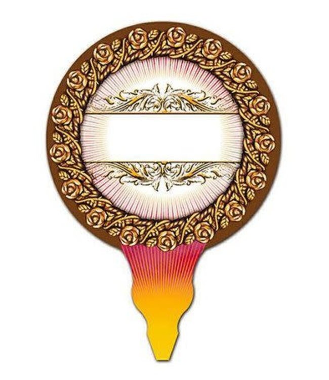Orange Circle Studio Mini Topper - Gold Filigree