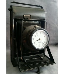 Two's Company Desk Clock-Vintage Camera
