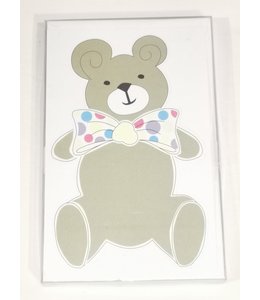 San Lori Design Little Rock Printable Invitation Cards Box/10 -  Teddy Bear