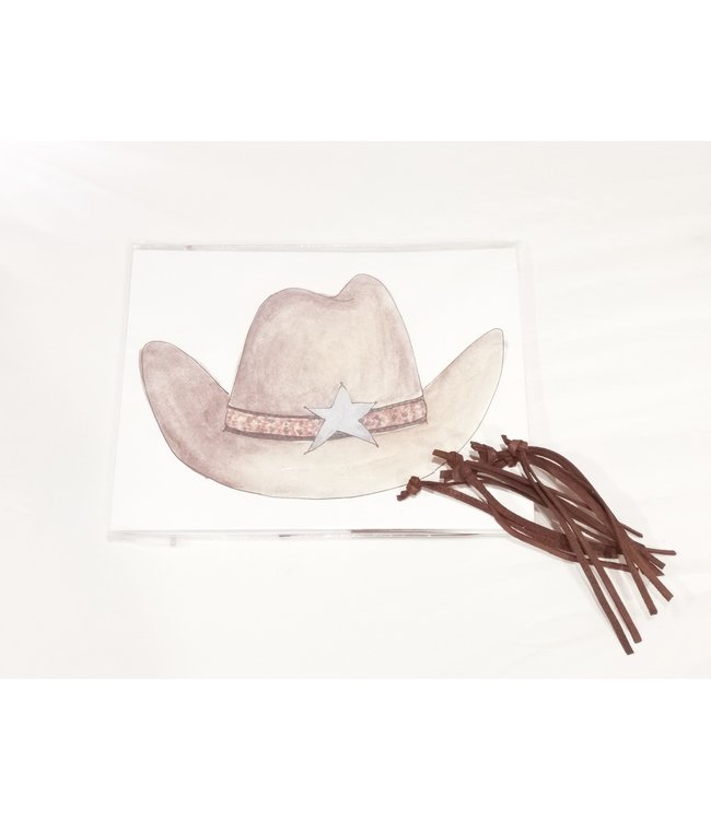 Julia D Azar Imprintable Invitation Cards (Box) - Cowboy Hat
