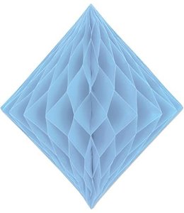 The Beistle Company Honeycomb Tissue Diamond - Light Blue
