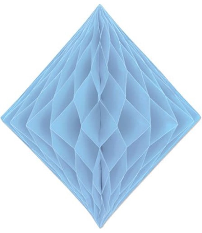 The Beistle Company Honeycomb Tissue Diamond - Light Blue