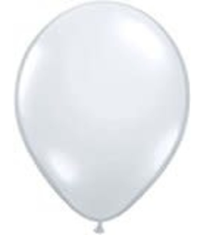 Qualatex 11'' Qualatex Latex Balloons 100 ct-Diamond Clear