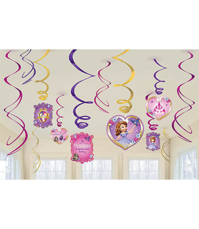 Party City Sofia The First - Swirl Decorations