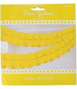 Amscan Inc. Paper Garland 3.6 m x 17.7 cm Yellow