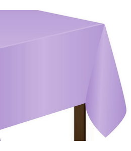 Amscan Inc. Plastic Rectangular Table Cover (54X108) Inches-Lavender