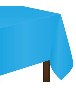 Amscan Inc. Plastic Rectangular Table Cover (54X108) Inches-Caribbean Blue