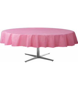 Amscan Inc. Plastic Round Table Cover 84 Inches-New Pink