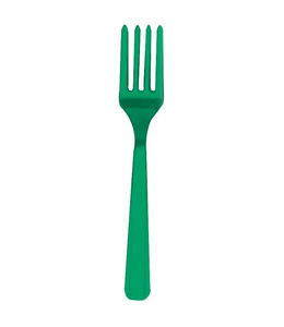 Amscan Inc. Plastic Forks 20/pk-Festive Green