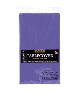 Amscan Inc. Plastic Rectangular Tablecover 54X108"- New Purple