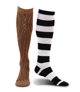 Elope Socks Mismatched Pirate Knee High