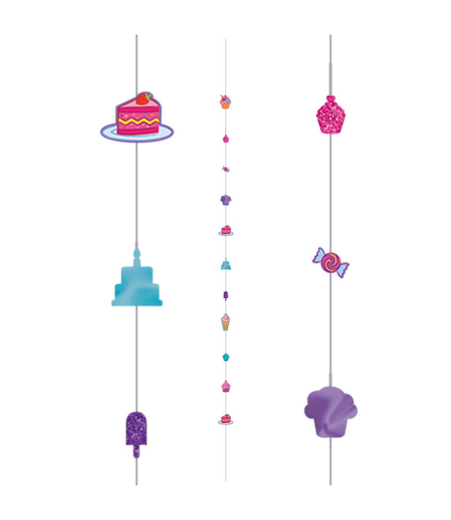 Amscan Inc. BALLOON FUN STRINGS - CUPCAKE