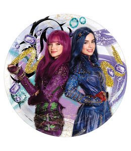 Amscan Inc. Descendants 2-Lunch Plate 9''