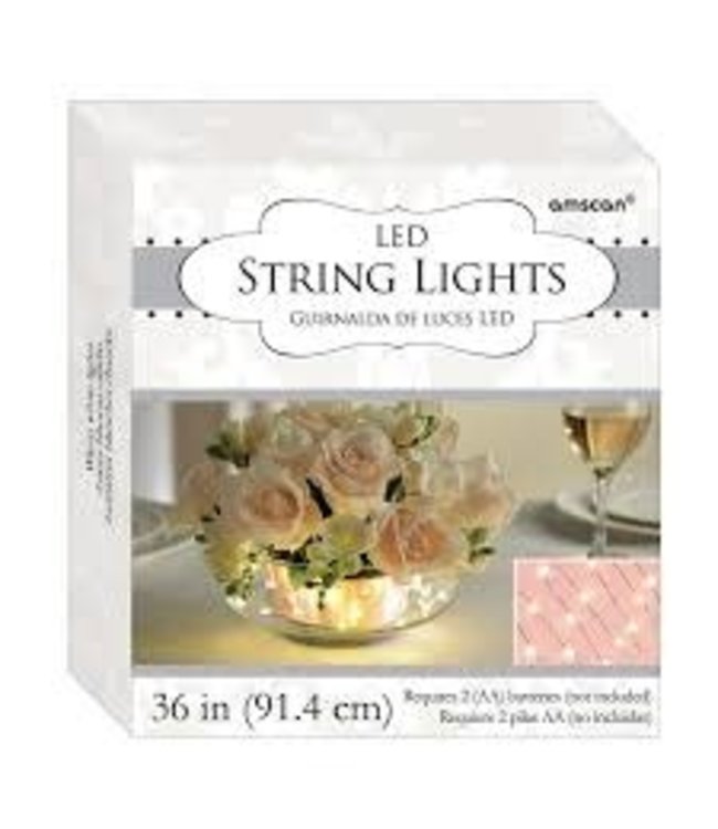 Amscan Inc. Frosted Lights - 100 Wedding Lights 8.22 M