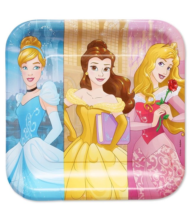 Amscan Inc. Princess Dream Big - 9" plates square