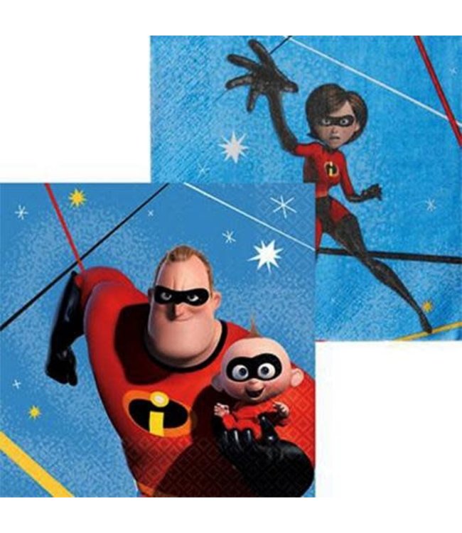 Amscan Inc. Beverage Napkins Incredibles 2