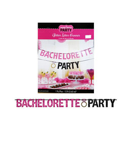 Amscan Inc. Glitter Letter Banner 3.65 m - Bachelorette Party