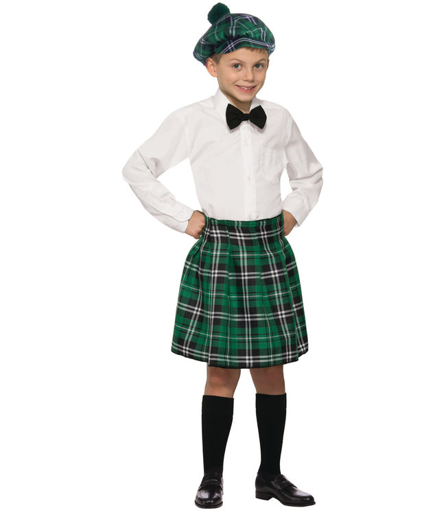 Forum Novelties Laddie's Kilt Green OS/Child
