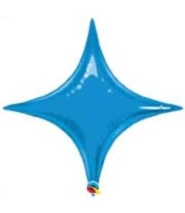 Qualatex 20 Inch Flat Balloon  Starpoint Sapphire Blue