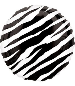 Anagram Hx Balloon-Zebra Foil Flat