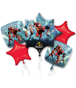 Anagram Balloon Bouquet-Incredibles 2