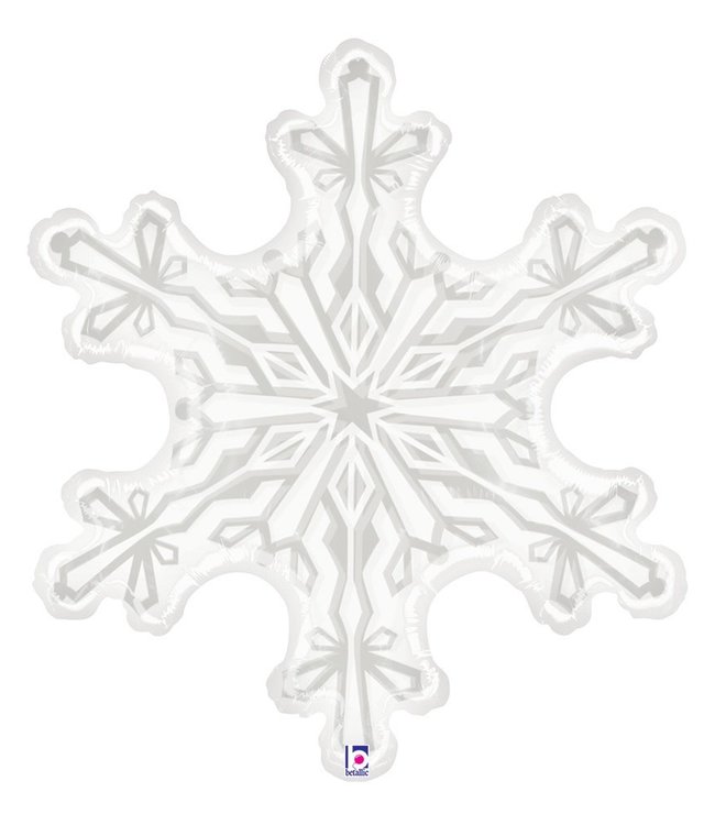 Betallic 38" Clear Snowflake Shp - Flt