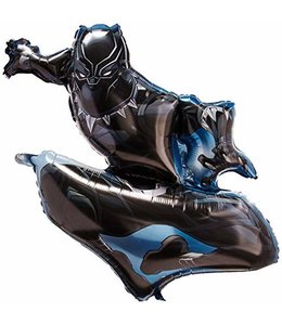 Anagram 32 Inch Balloon Black Panther Shape Flat