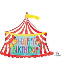 Anagram 28 Inch Balloon Consumer Inflate Circus Tent Birthday Shape Flat