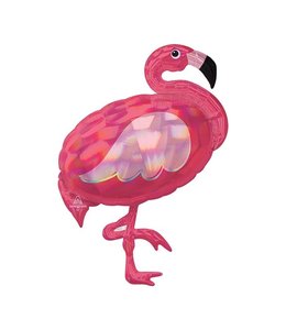 Anagram 33" Irid Pink Flamingo Shp - Flt