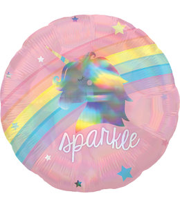Anagram 18 Inch Balloon  Magical Rainbow Holographic Flat