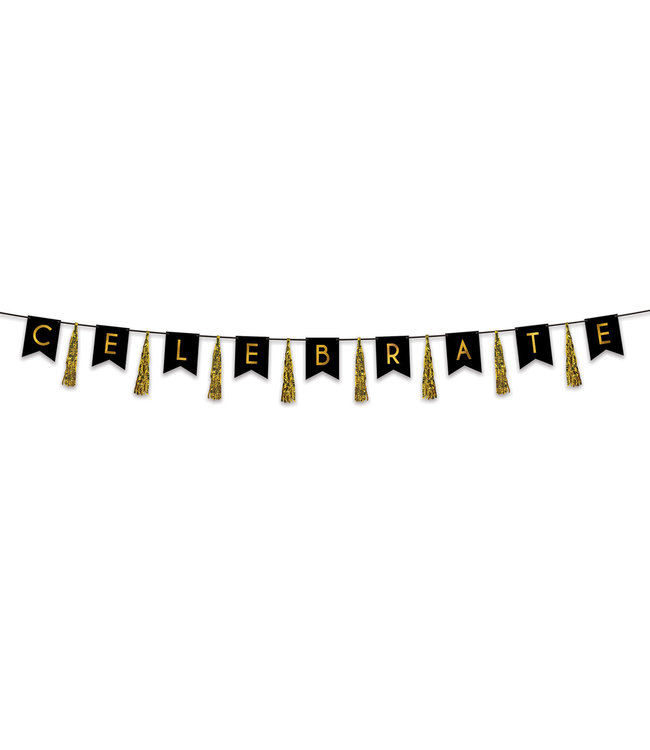 The Beistle Company Streamer -Celebrate Tassel
