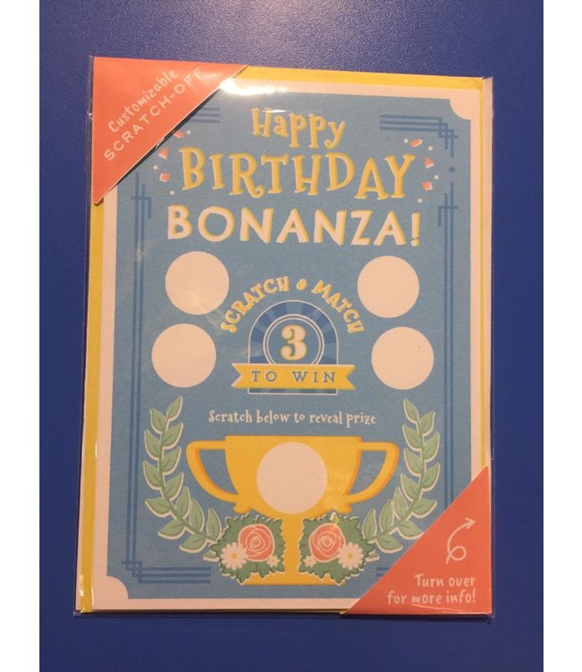 YayMail Greeting Card-Birthday Bonanza Customizable Scratch